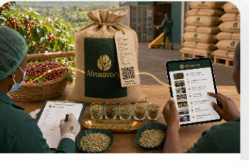 Afrosavory transparent sourcing and traceability from farm to buyer