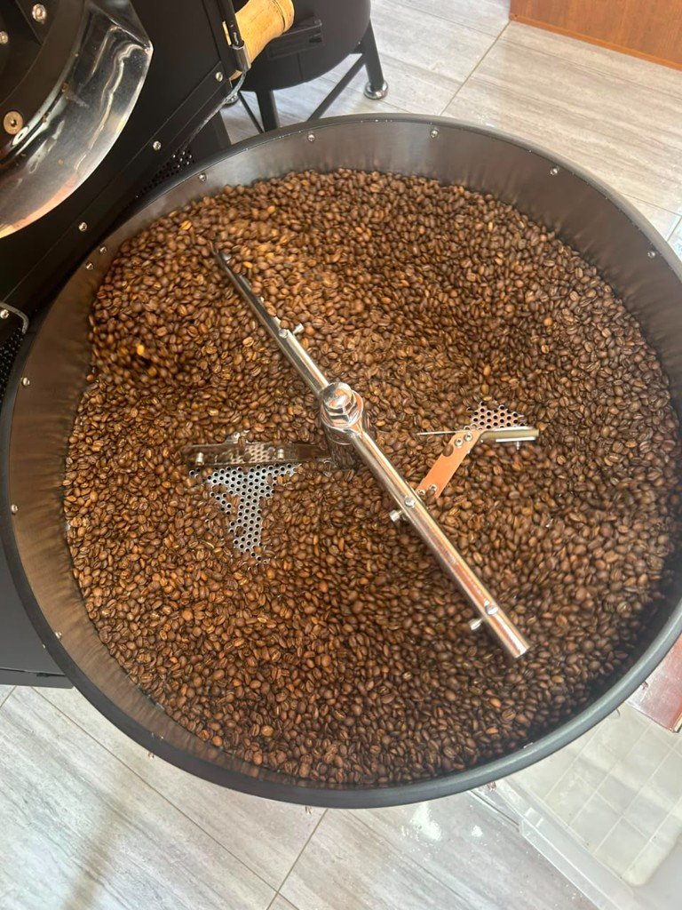 Coffee quality inspection during roasting and cooling
