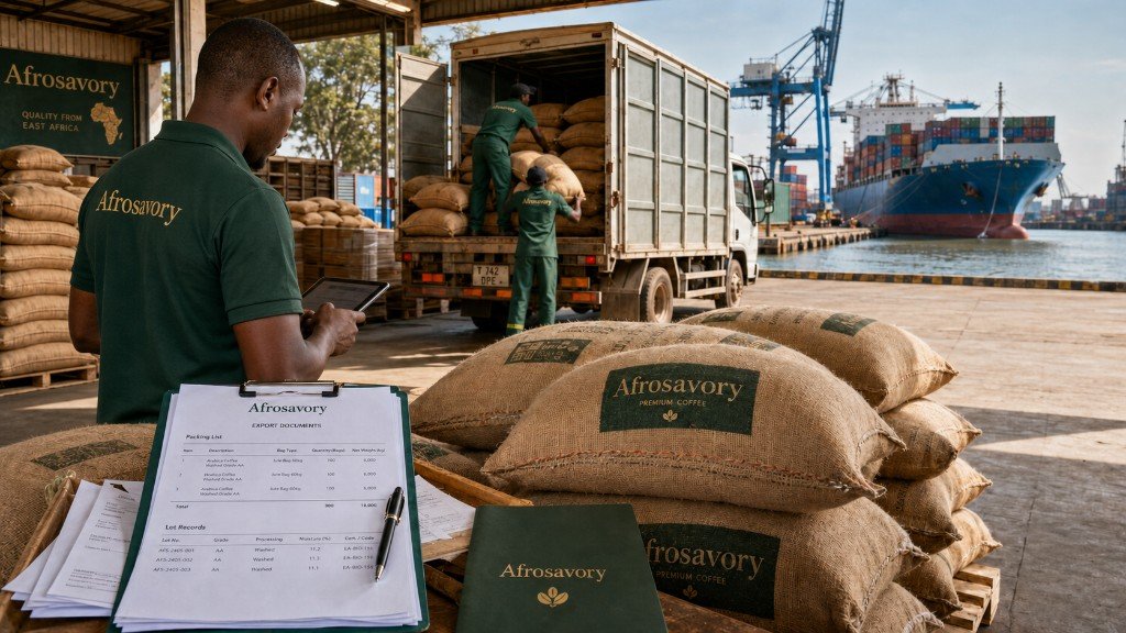 Storage and export coordination
